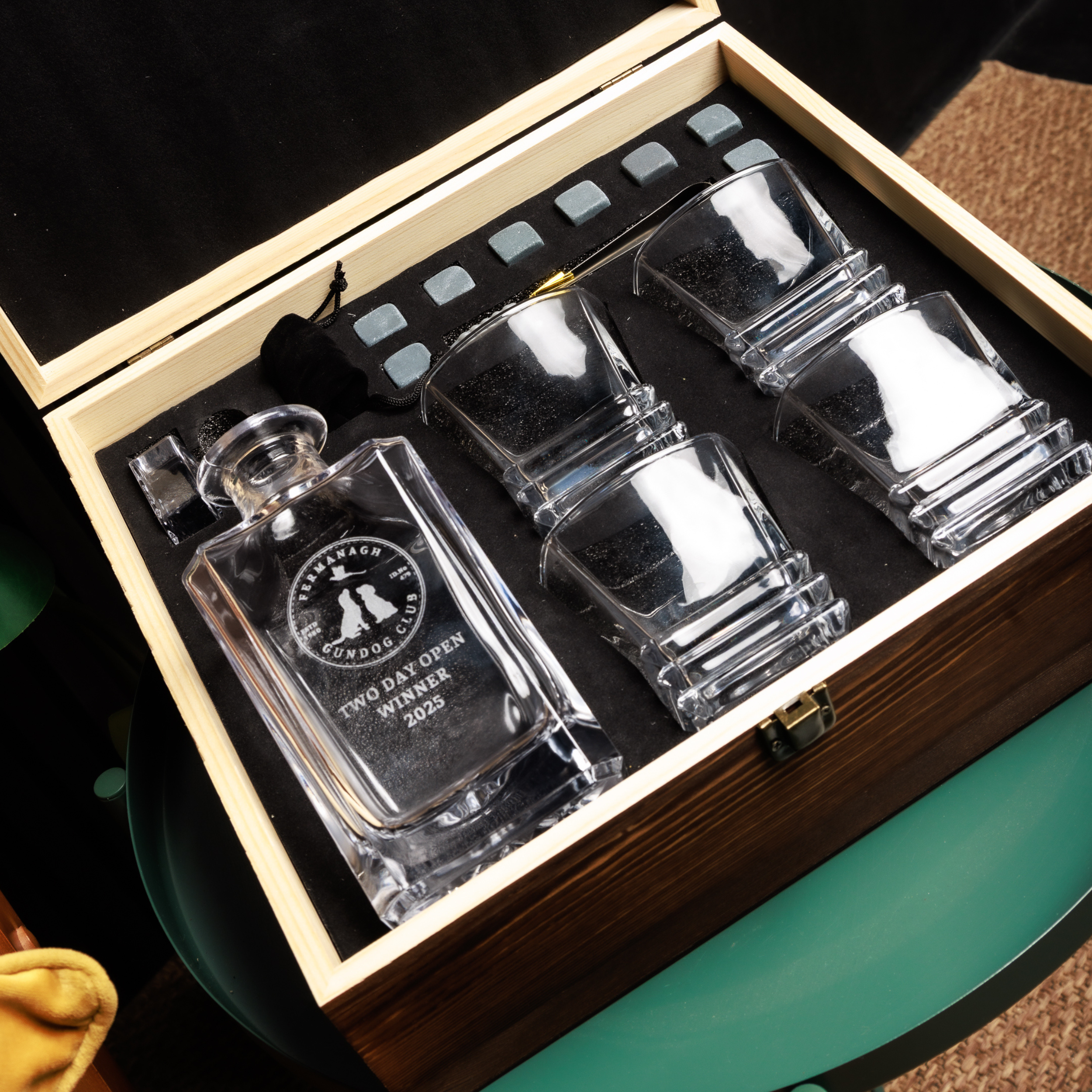 Whisky Decanter & Stone Gift Set