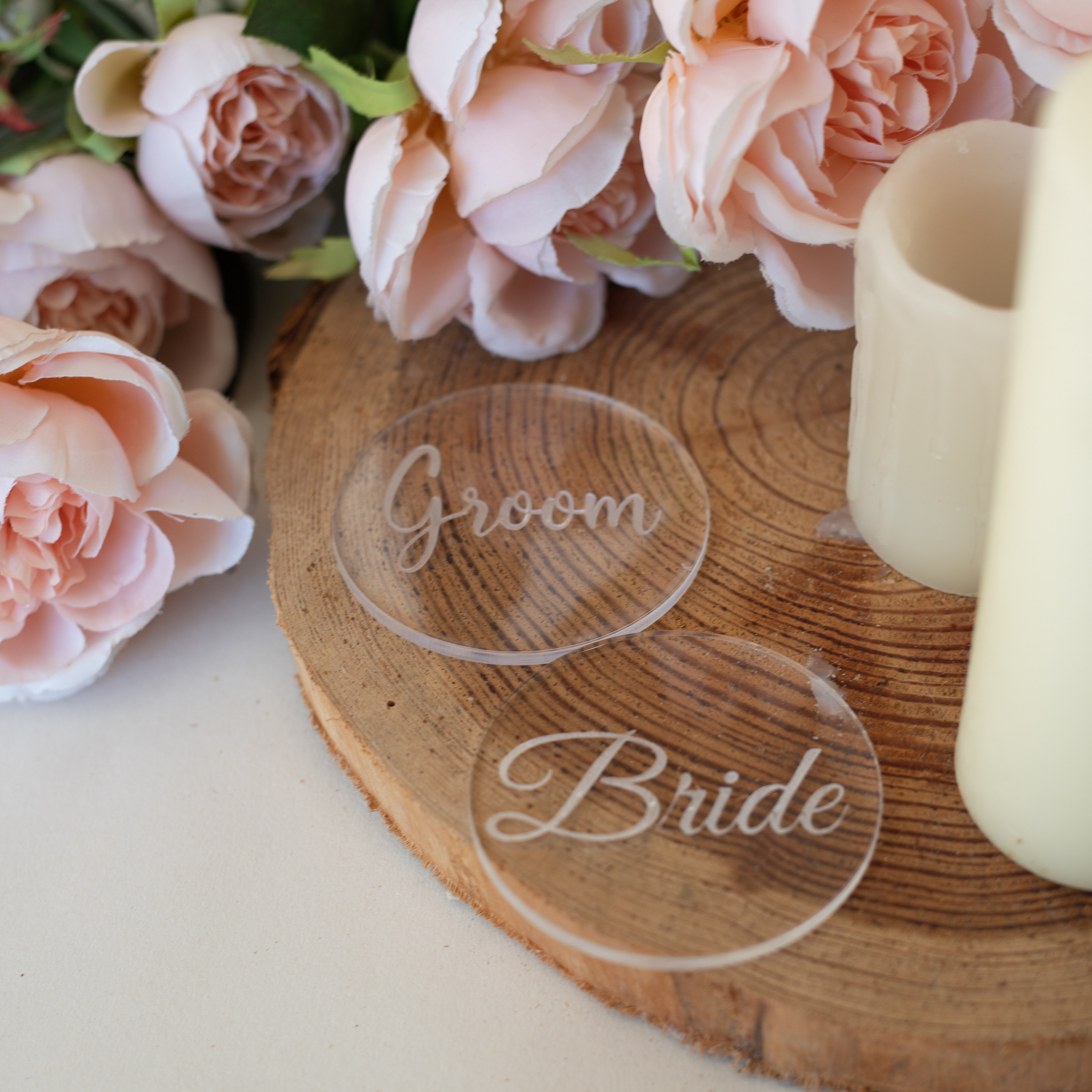 Clear Acrylic Placecards