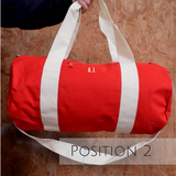 Red Personalised Gym Bag - TreasurePersonalisedGifts