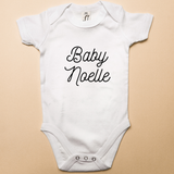 Baby name bodysuit