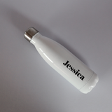 Personalised Water Bottle - White