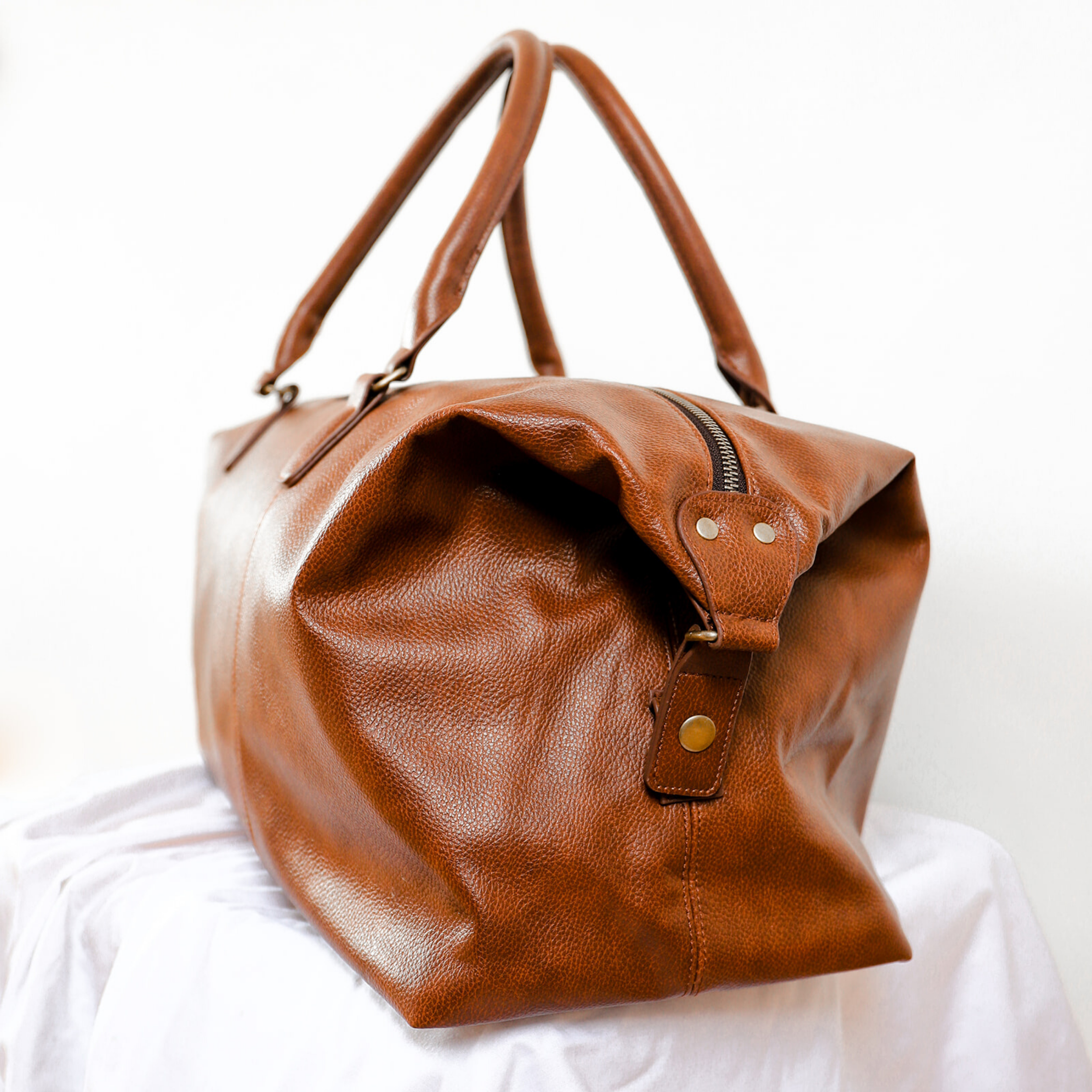 Personalised Tan Weekender