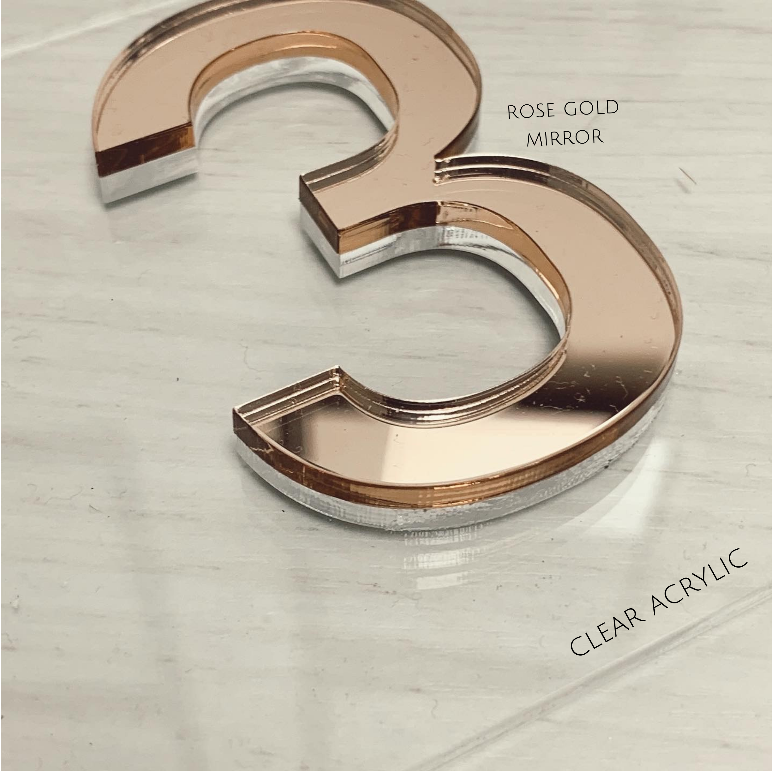 Door Number - Coloured Background