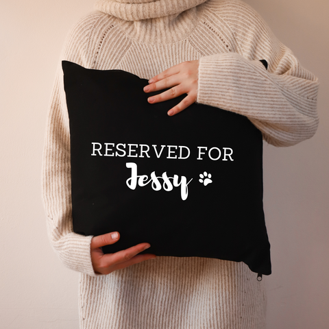 Reserved For Pet Cushion - Black