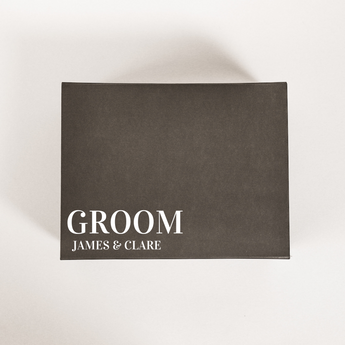personalised groom gift box wedding gift box