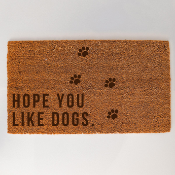 Dog Lover Doormat - Optional Personalised 