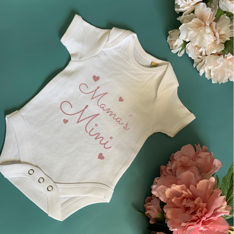 Mama's Mini Baby Bodysuit - TreasurePersonalisedGifts