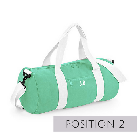 Mint Personalised Gym Bag