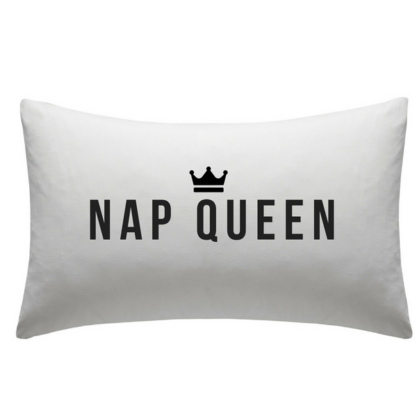 Nap Queen White Housewife Pillowcase - TreasurePersonalisedGifts