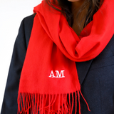 Personalised Red Scarf