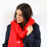 Personalised Red Scarf