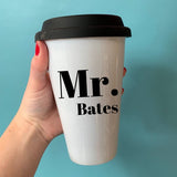 Mr & Mrs Travel Mug Set